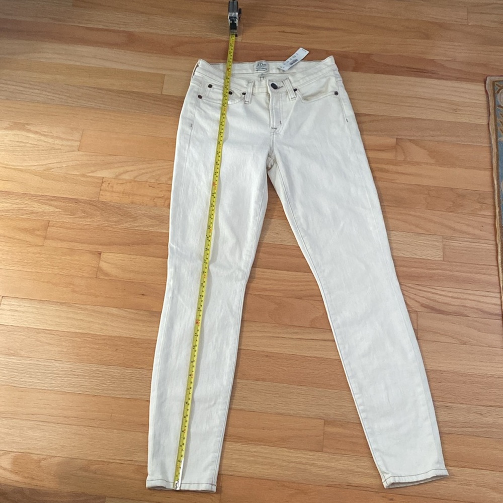 NWT J. Crew Toothpick Jeans Size 25